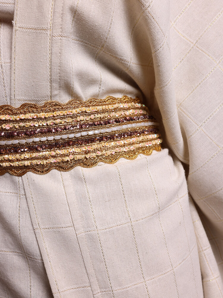 Golden Elegance Kaftan