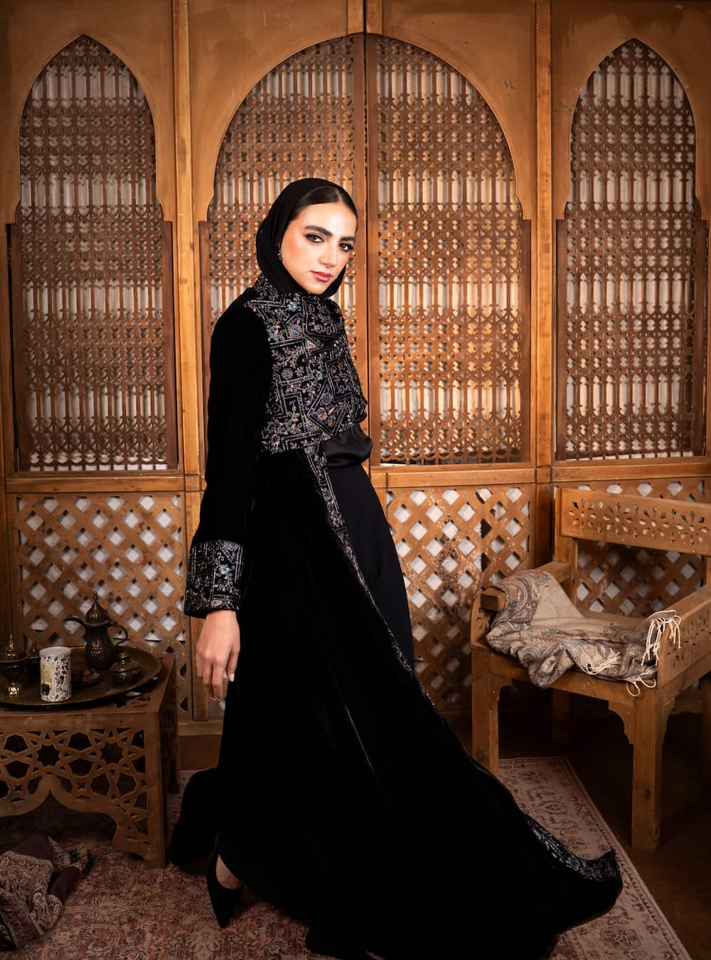 Heirloom Velvet Kaftan