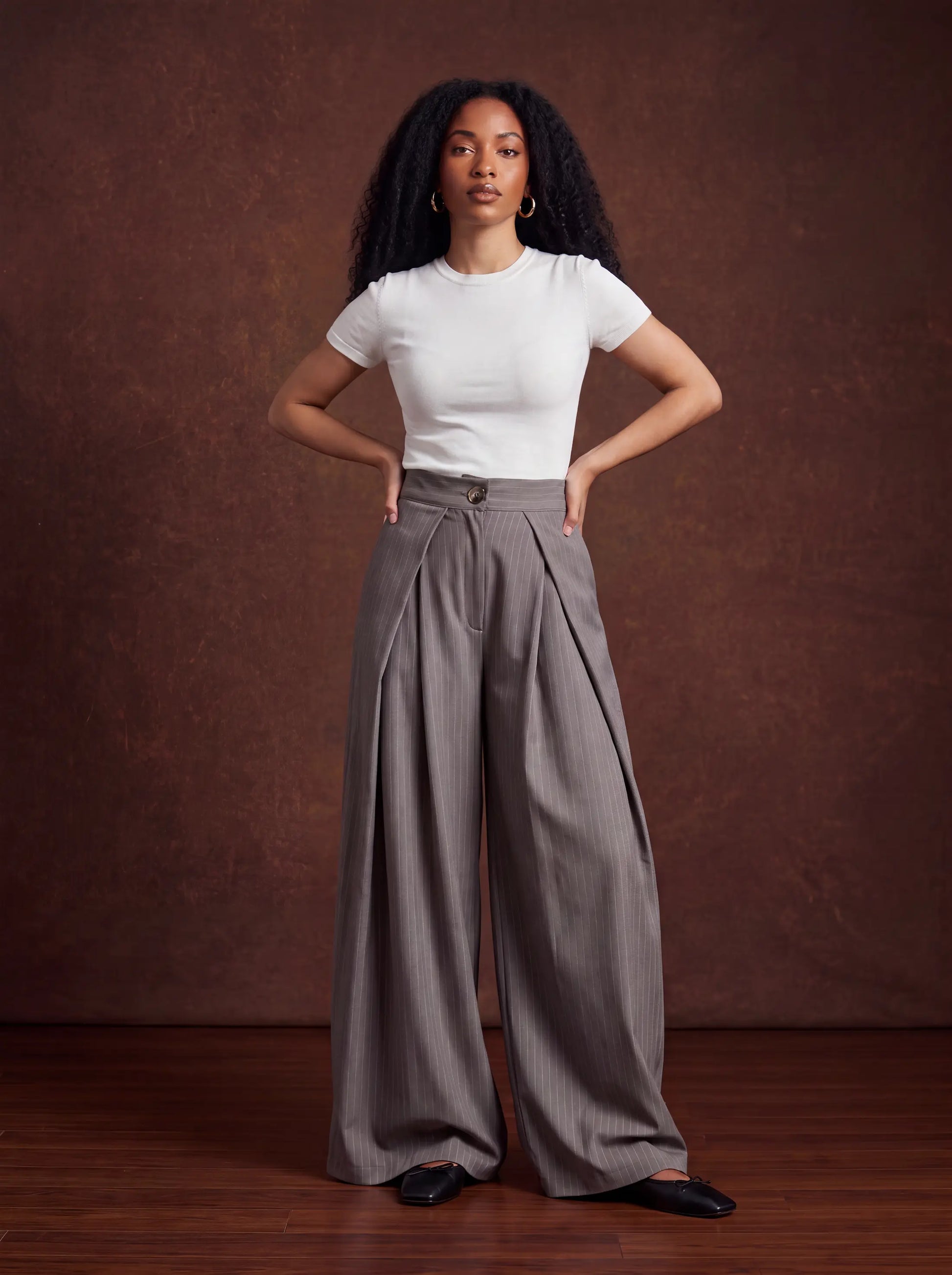 Aveline Wide-Leg Pants