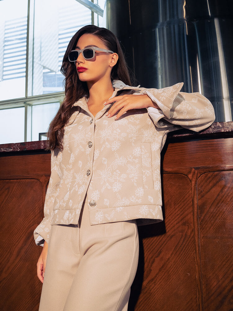 Embroidered Floral Jacket