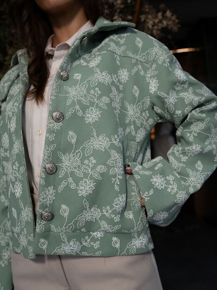 Embroidered Floral Jacket
