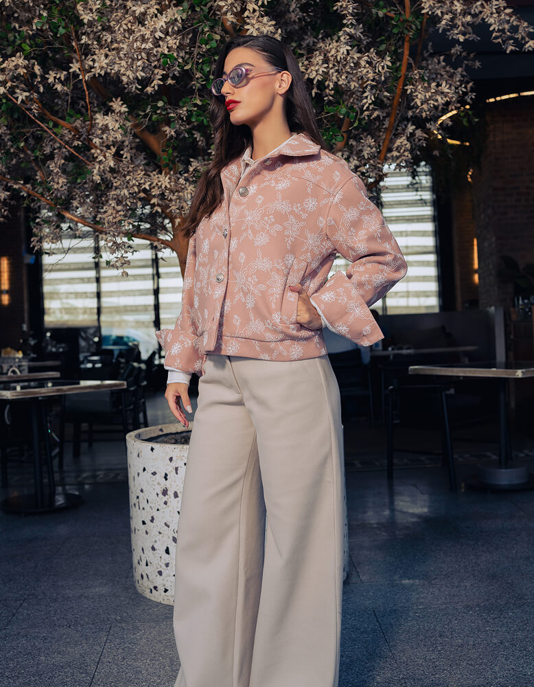 Embroidered Floral Jacket