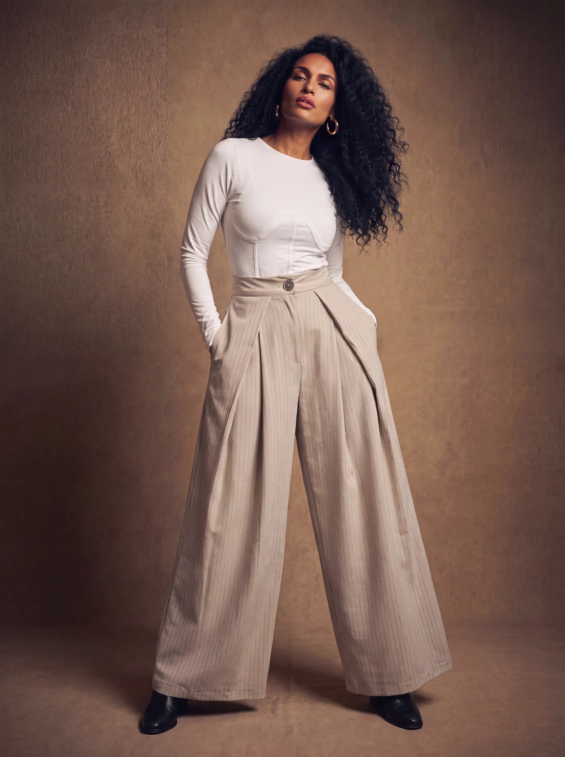 Aveline Wide-Leg Pants