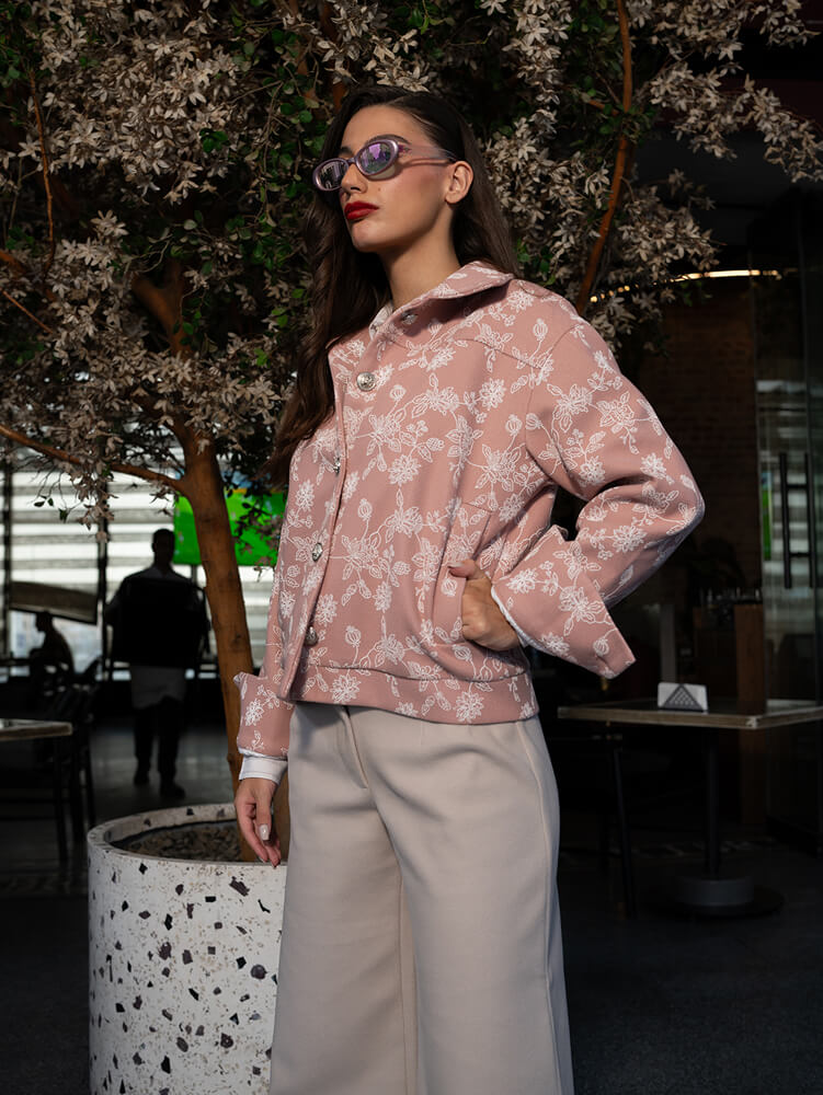 Embroidered Floral Jacket