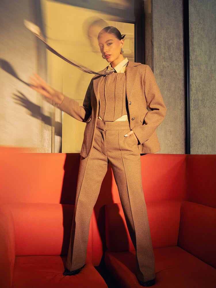 Textured Wool Blazer