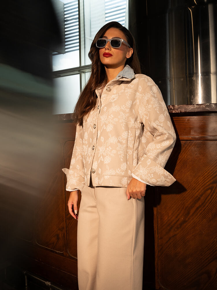 Embroidered Floral Jacket
