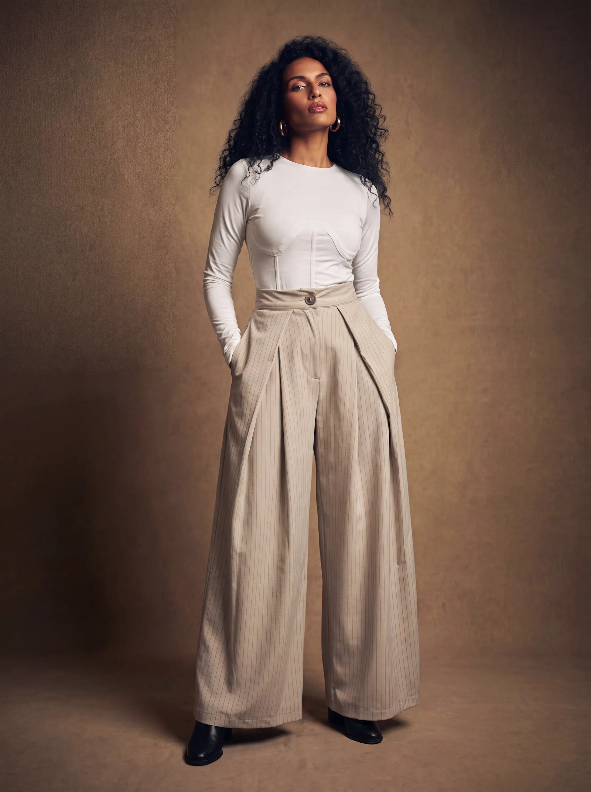 Aveline Wide-Leg Pants
